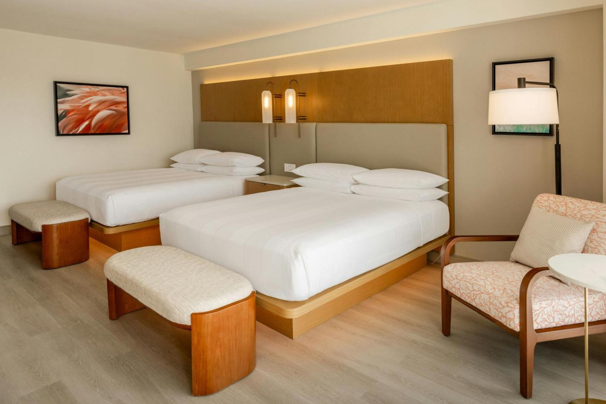 Partial Ocean View Room 2 Queen Beds